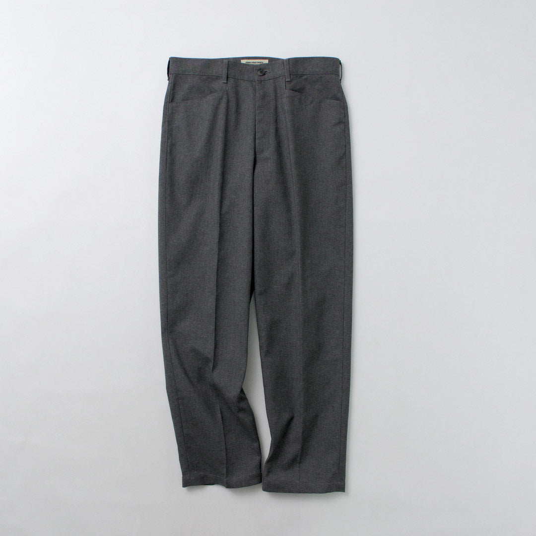 FOB FACTORY / F0538 STA-PREST wide pants