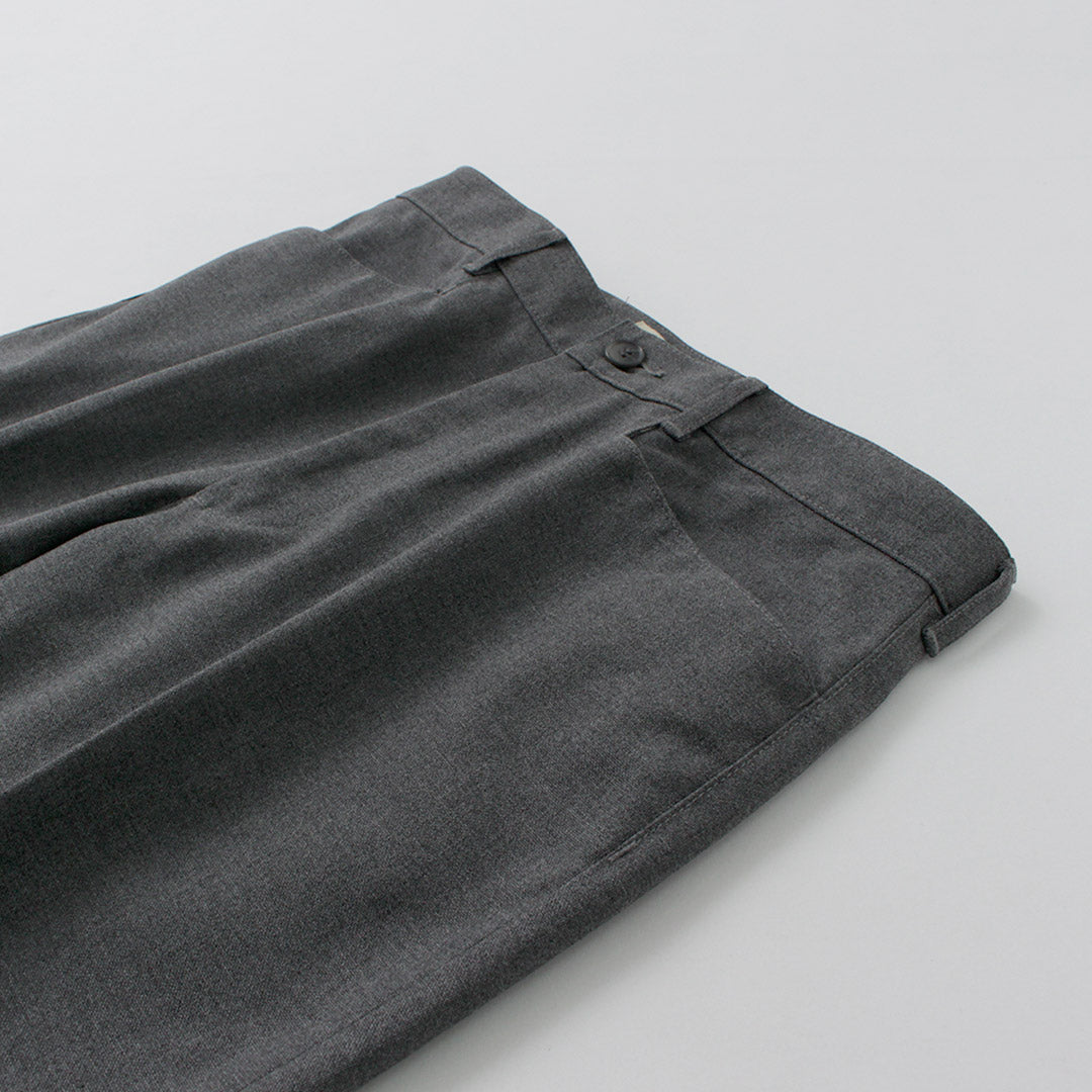 FOB FACTORY / F0538 STA-PREST wide pants