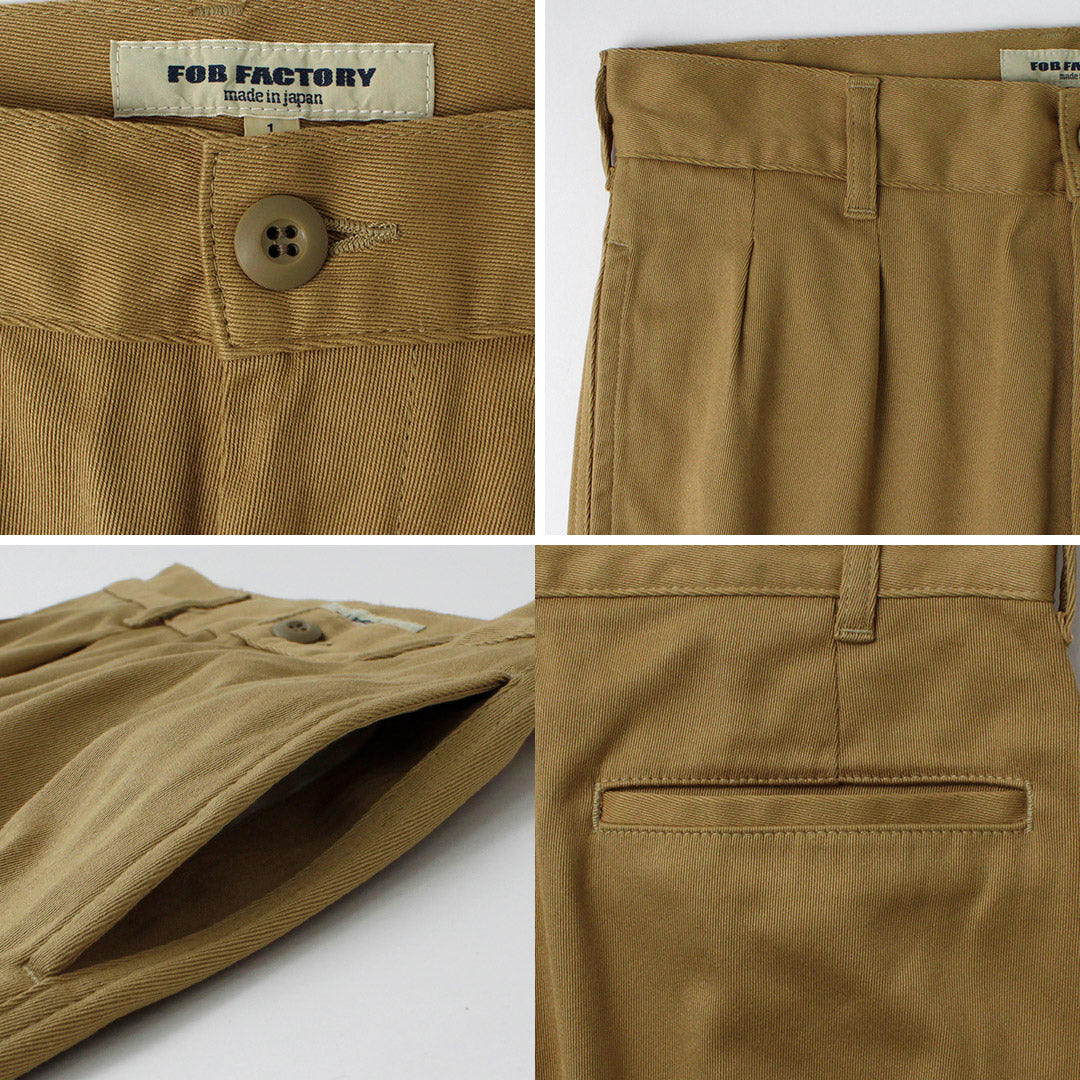 FOB FACTORY / F0535 Classic Trousers