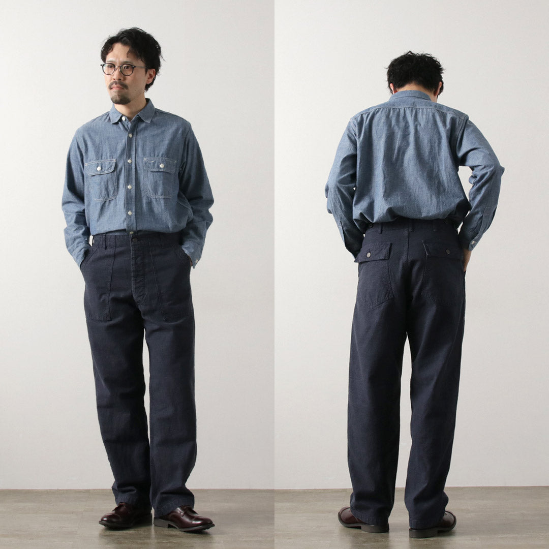 FOB FACTORY / Cotton Hemp Fatigue Pants