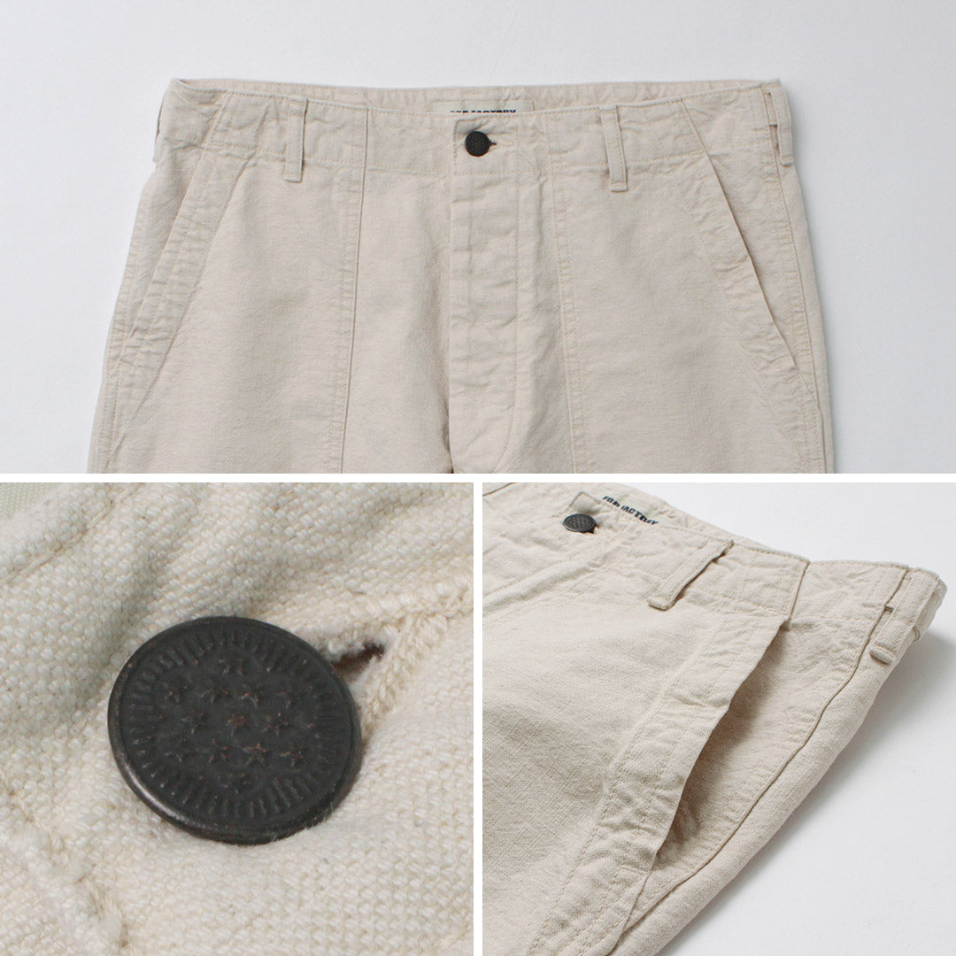 FOB FACTORY / Cotton Hemp Fatigue Pants