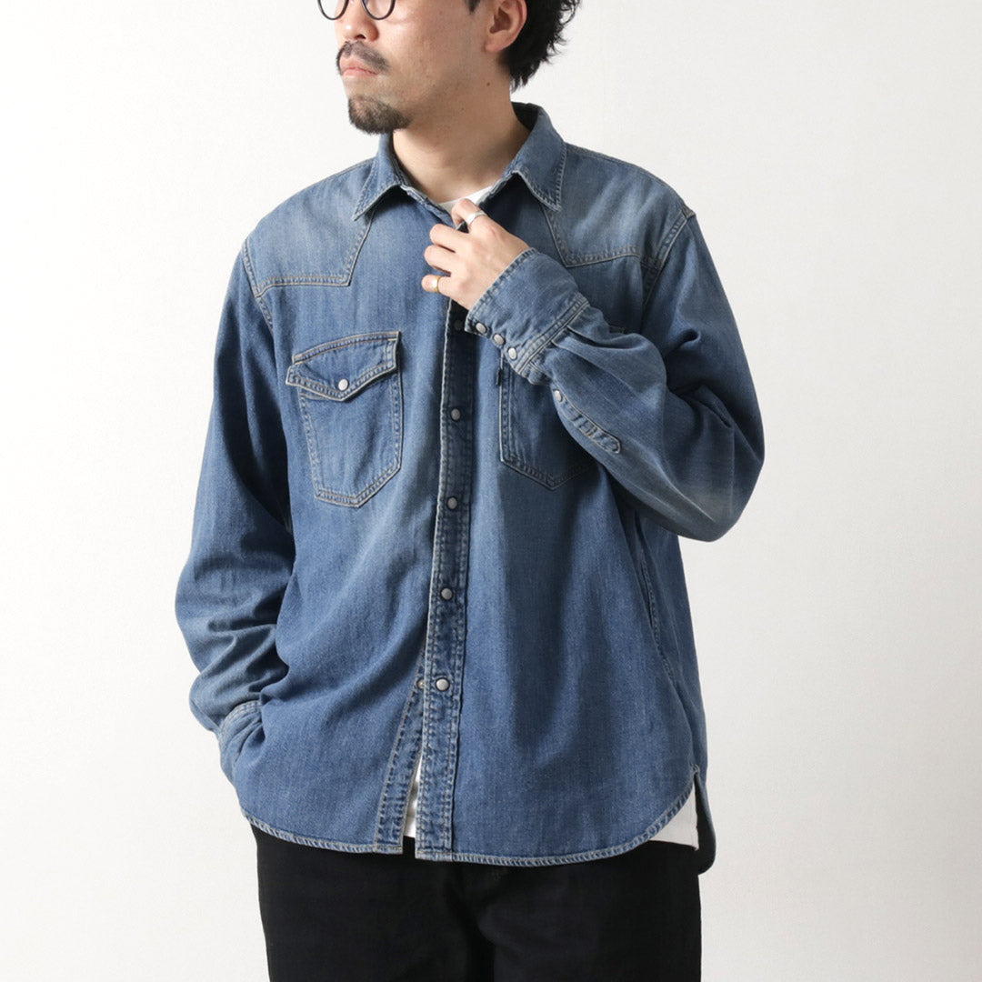 FOB FACTORY / F3506 Denim Western Shirt