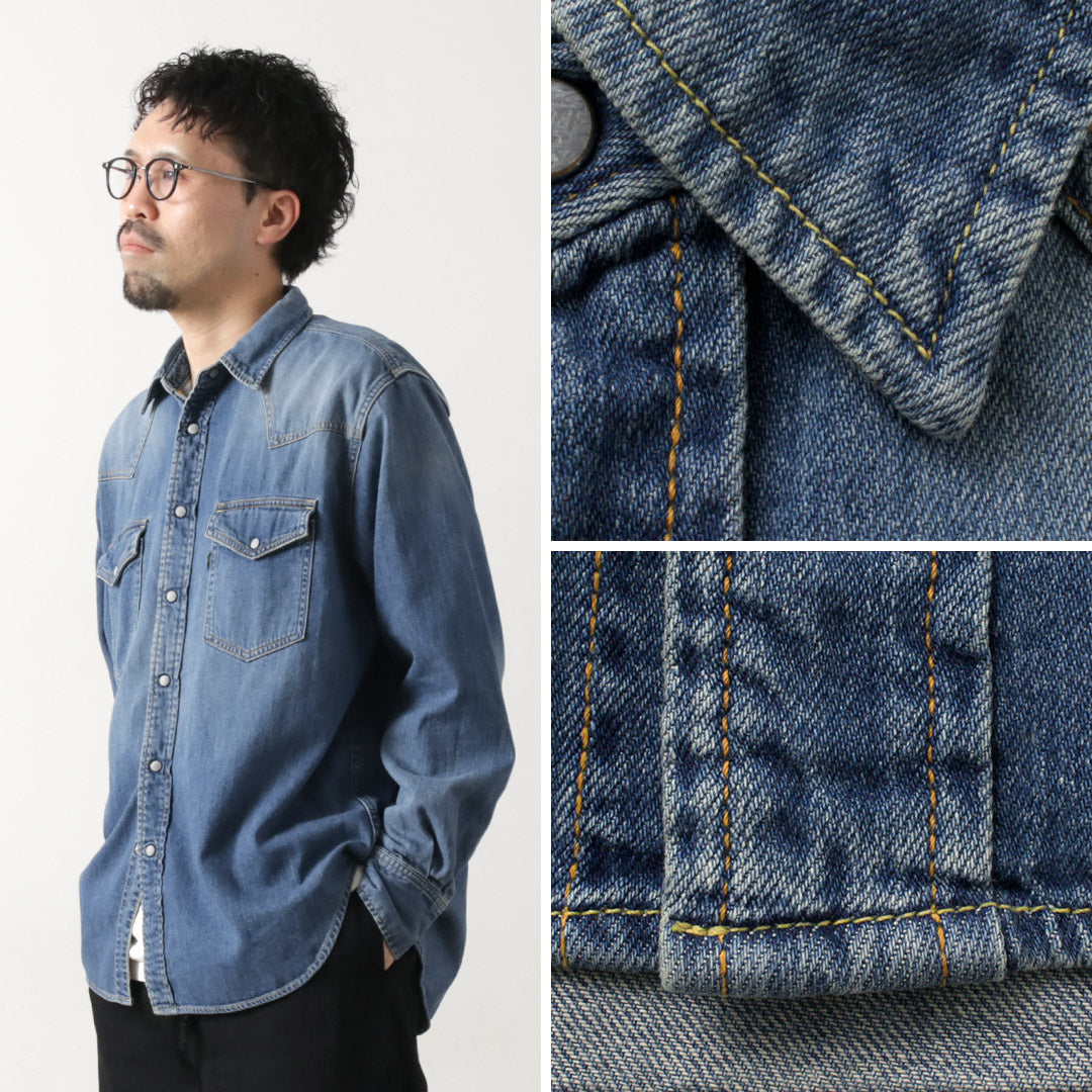 FOB FACTORY / F3506 Denim Western Shirt