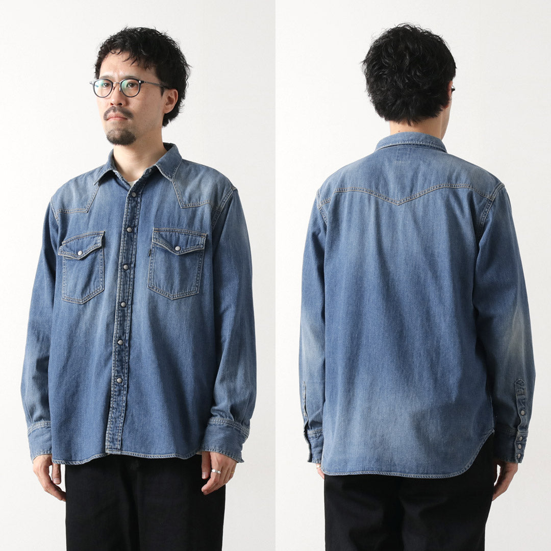 FOB FACTORY / F3506 Denim Western Shirt