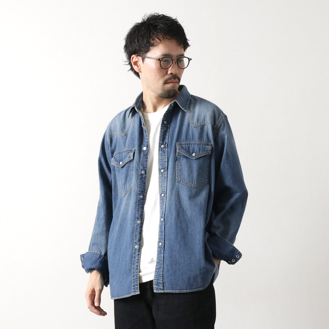 FOB FACTORY / F3506 Denim Western Shirt