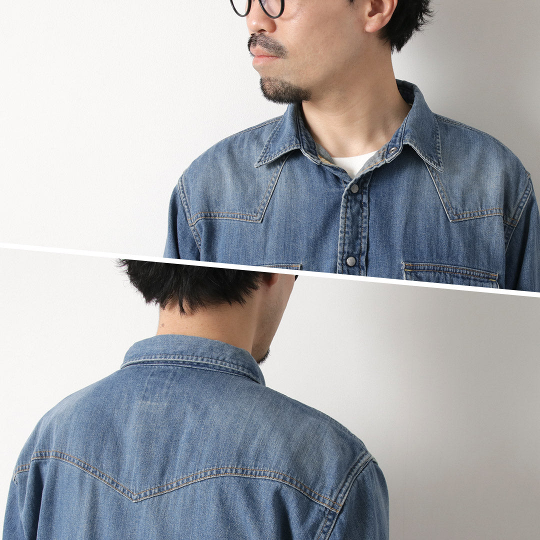 FOB FACTORY / F3506 Denim Western Shirt