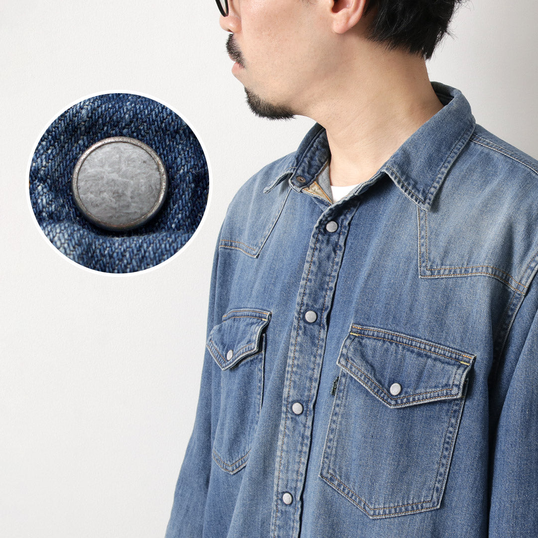 FOB FACTORY / F3506 Denim Western Shirt