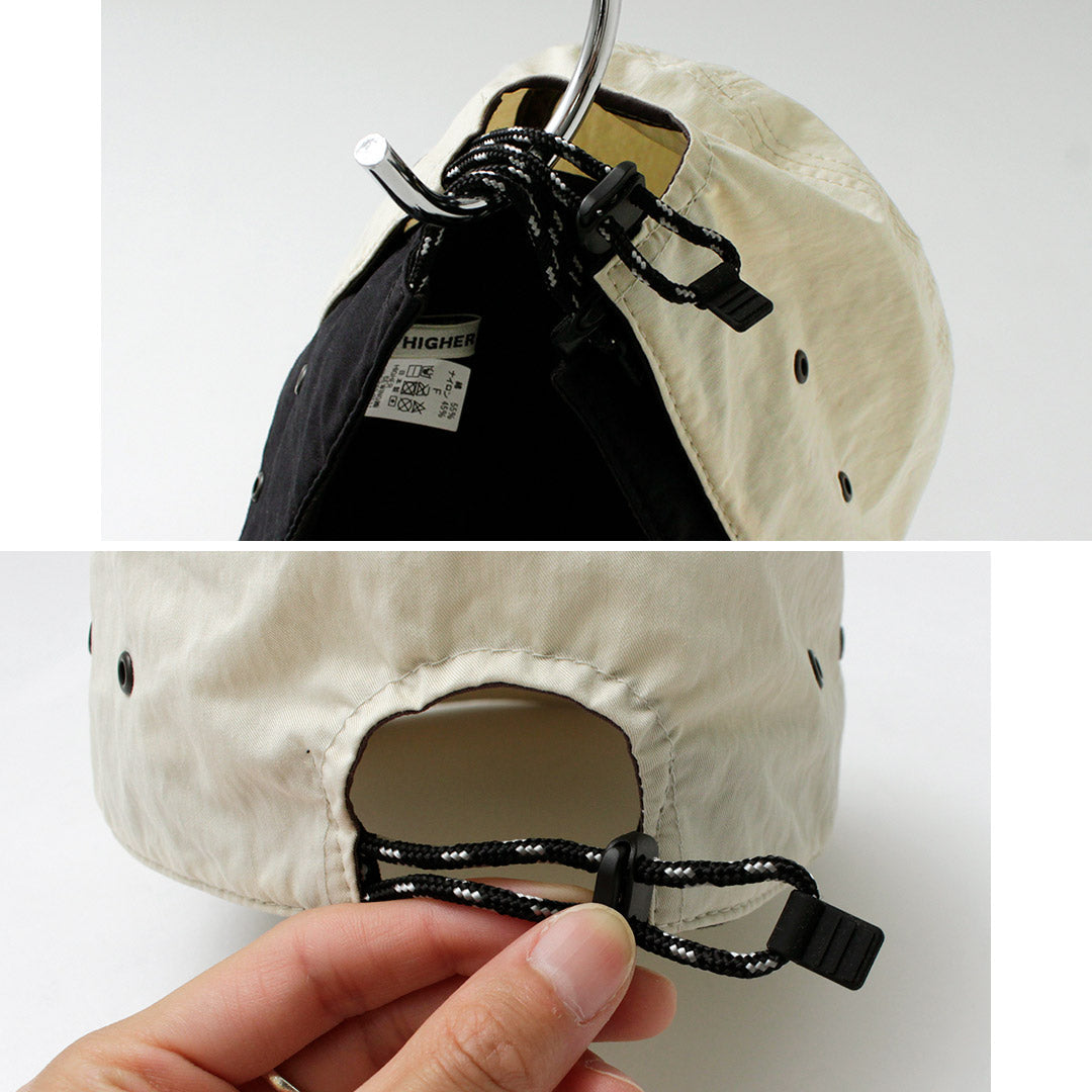 HIGHER / Cotton Nylon High Density Twill Active Cap