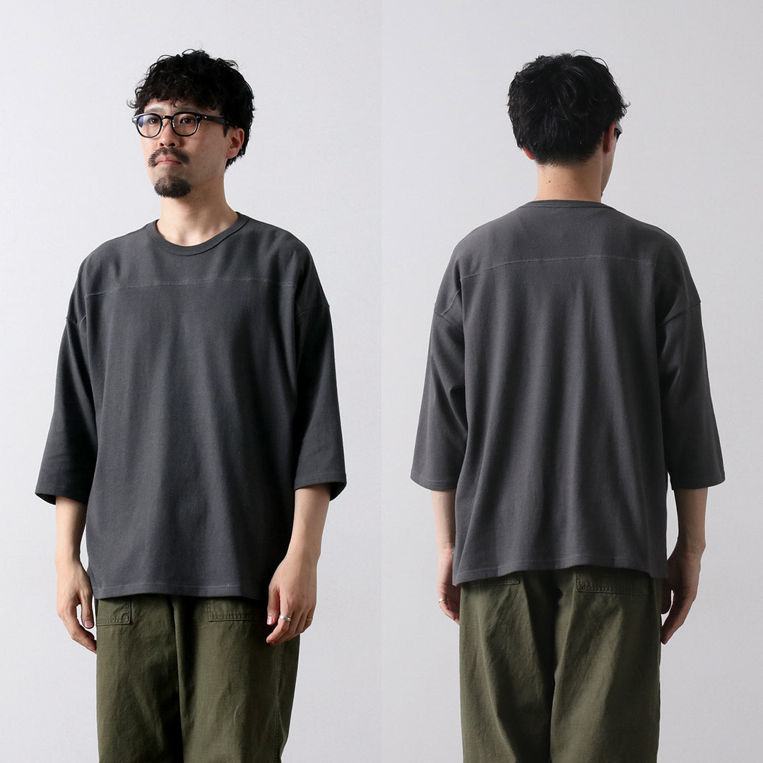 GOHEMP / 10oz Heavy Weight Wide Football T-shirt