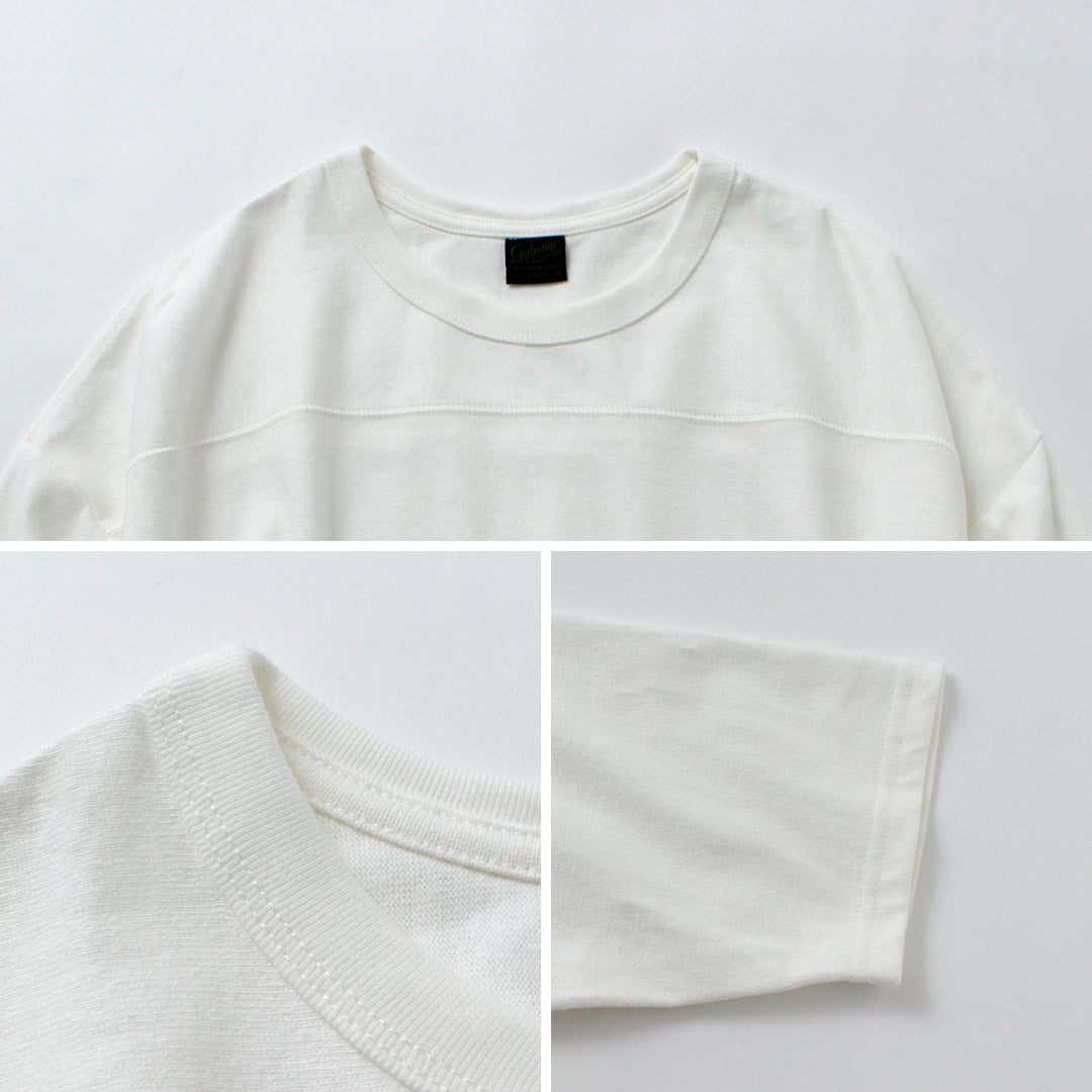 GOHEMP / 10oz Heavy Weight Wide Football T-shirt