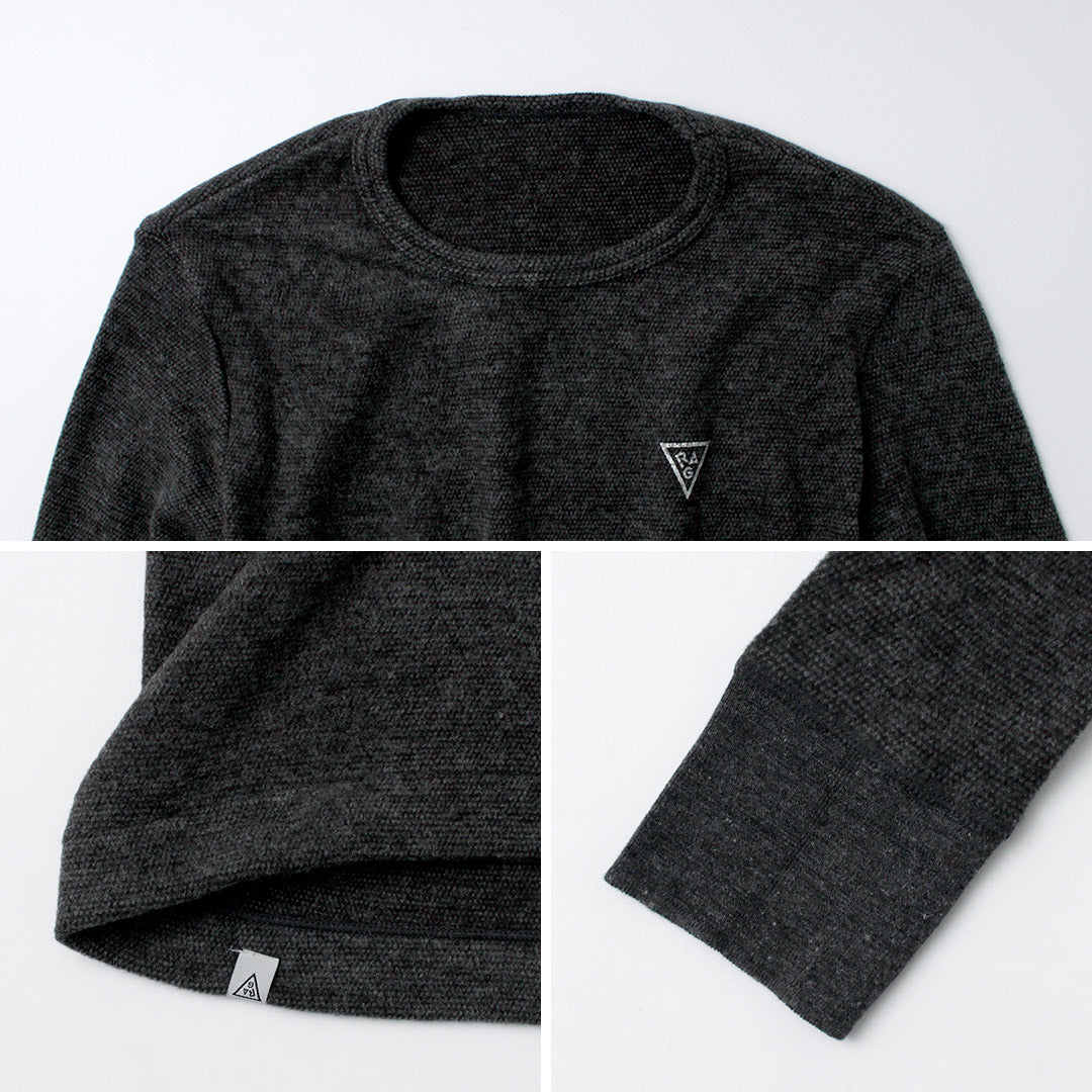 RAG / Heat System Crew Neck Long Sleeve T-Shirt