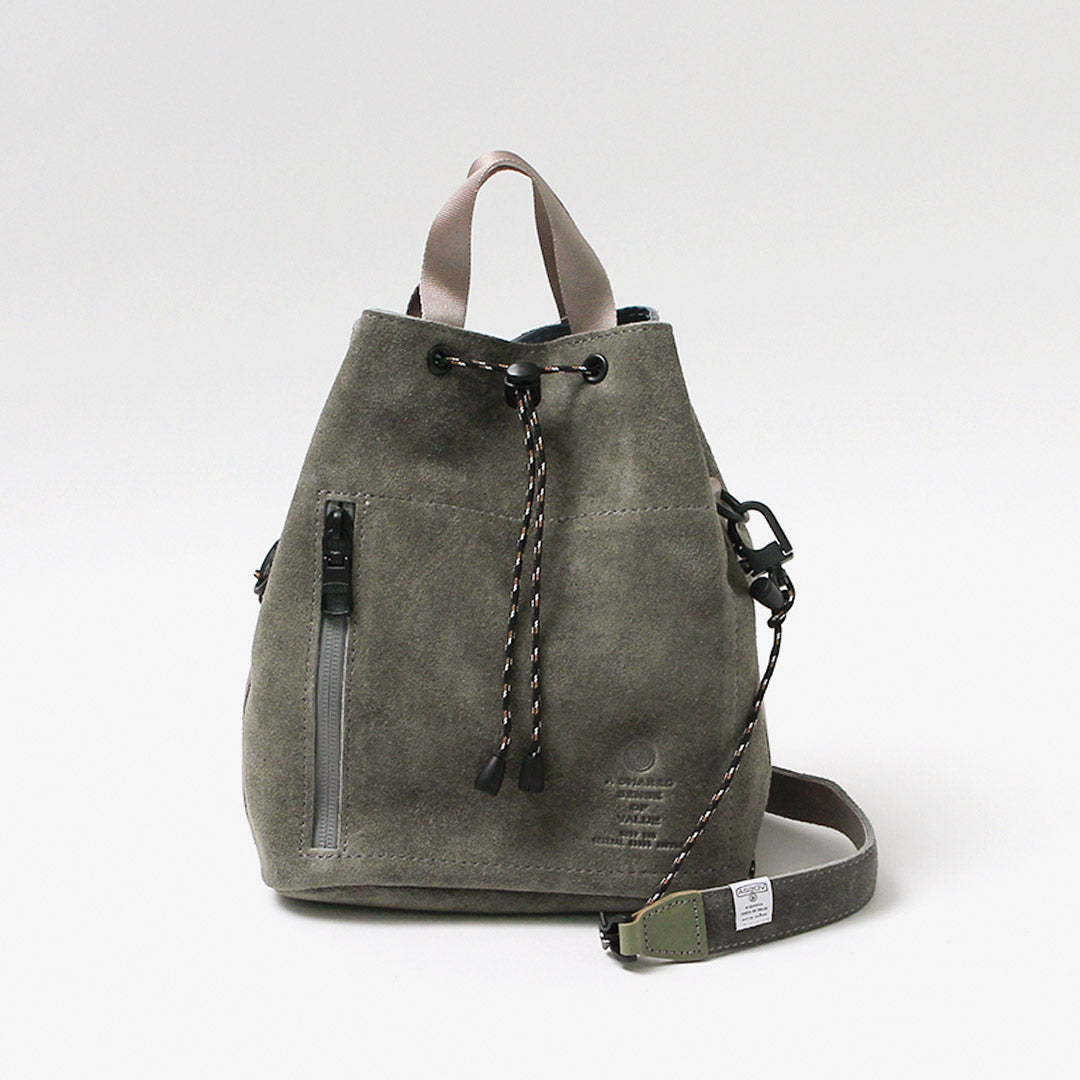 AS2OV / 防水绒面革抽绳包