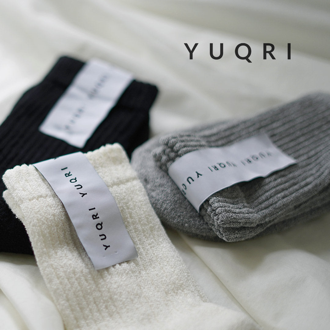 YUQRI / Puffy Puff Pile Short Crew Socks