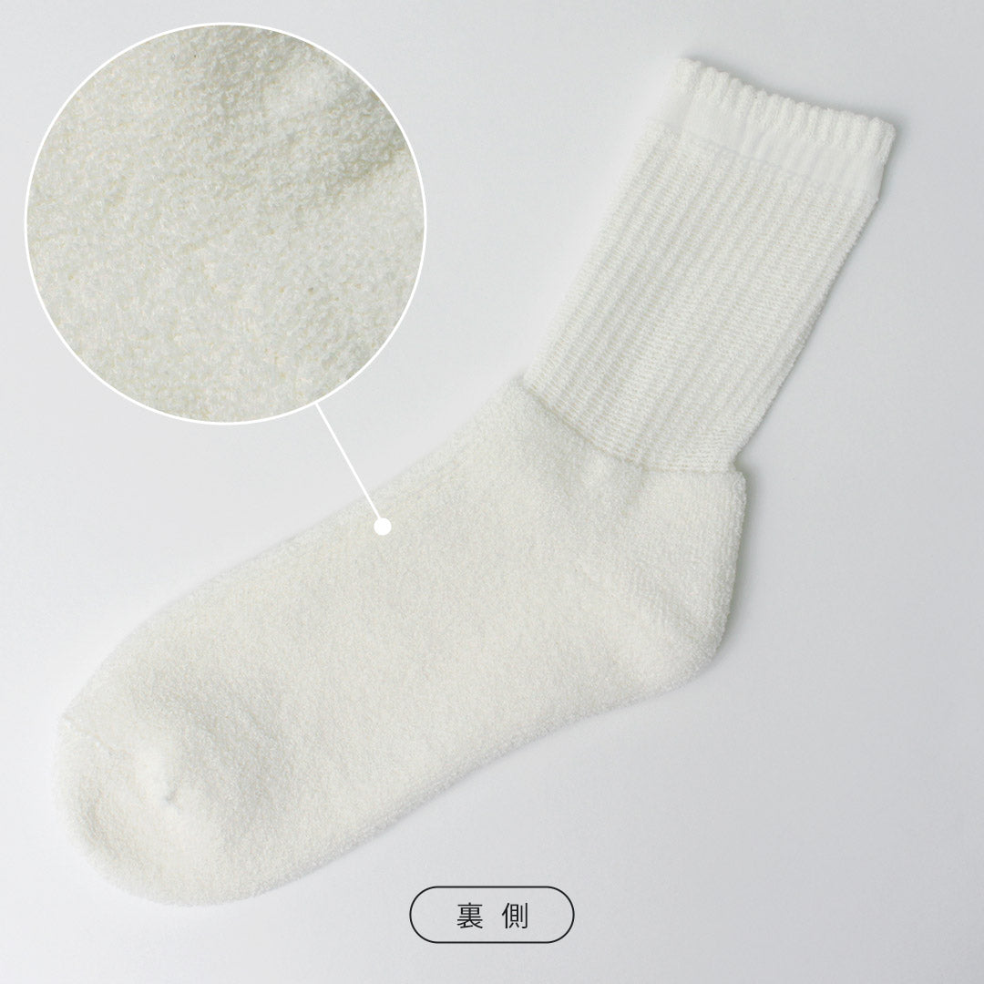 YUQRI / Puffy Puff Pile Short Crew Socks