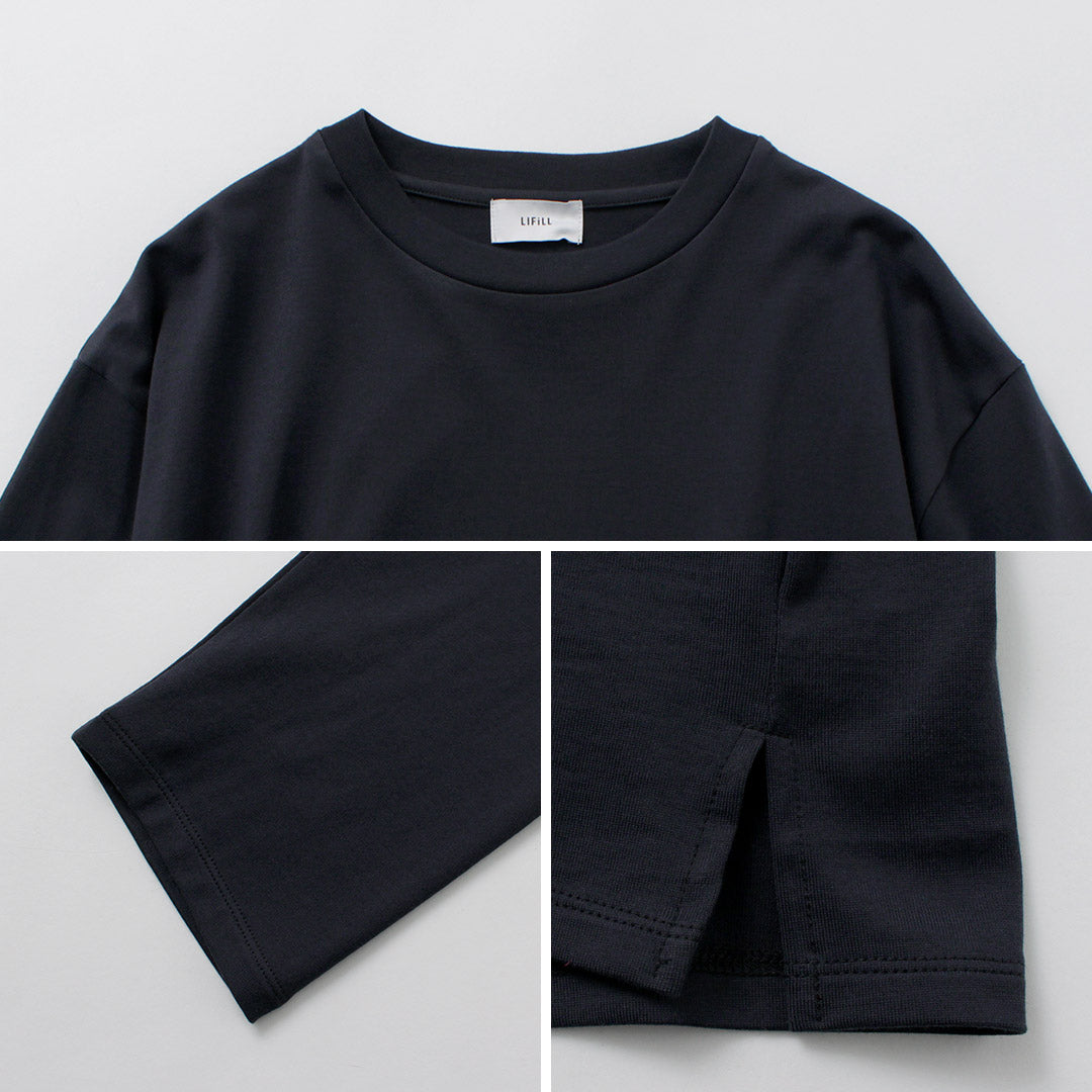 LIFiLL / Side Slit Long Sleeve T-shirt