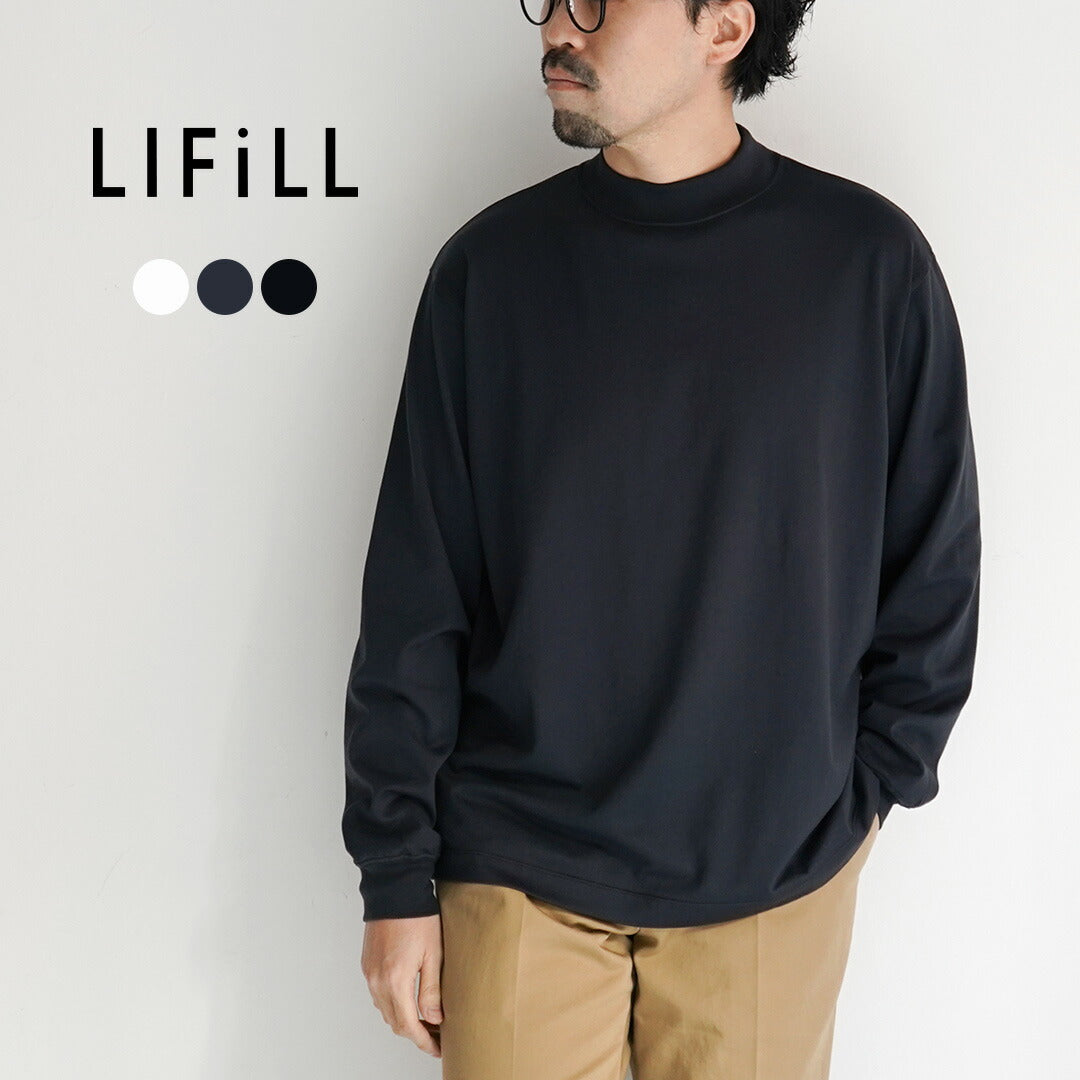 LIFiLL / Mock Neck Long Sleeve T-Shirt