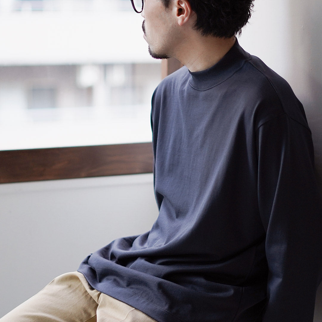 LIFiLL / Mock Neck Long Sleeve T-Shirt