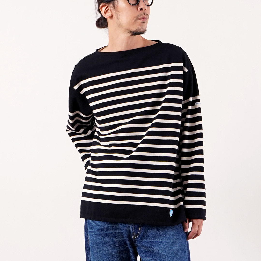 ORCIVAL / Jersey ancho de manga larga con cuello barco
