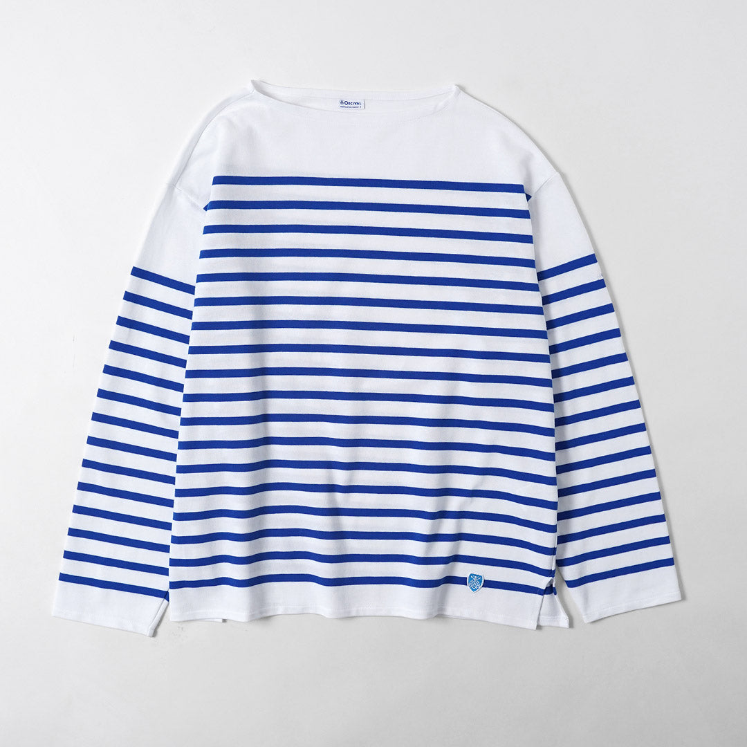 ORCIVAL / Jersey ancho de manga larga con cuello barco