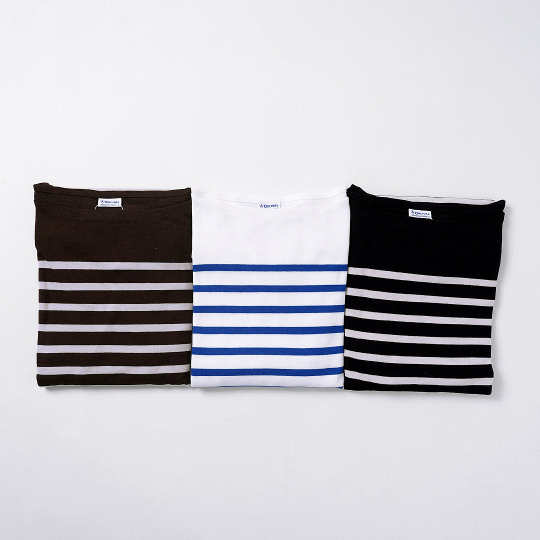 ORCIVAL / Jersey ancho de manga larga con cuello barco
