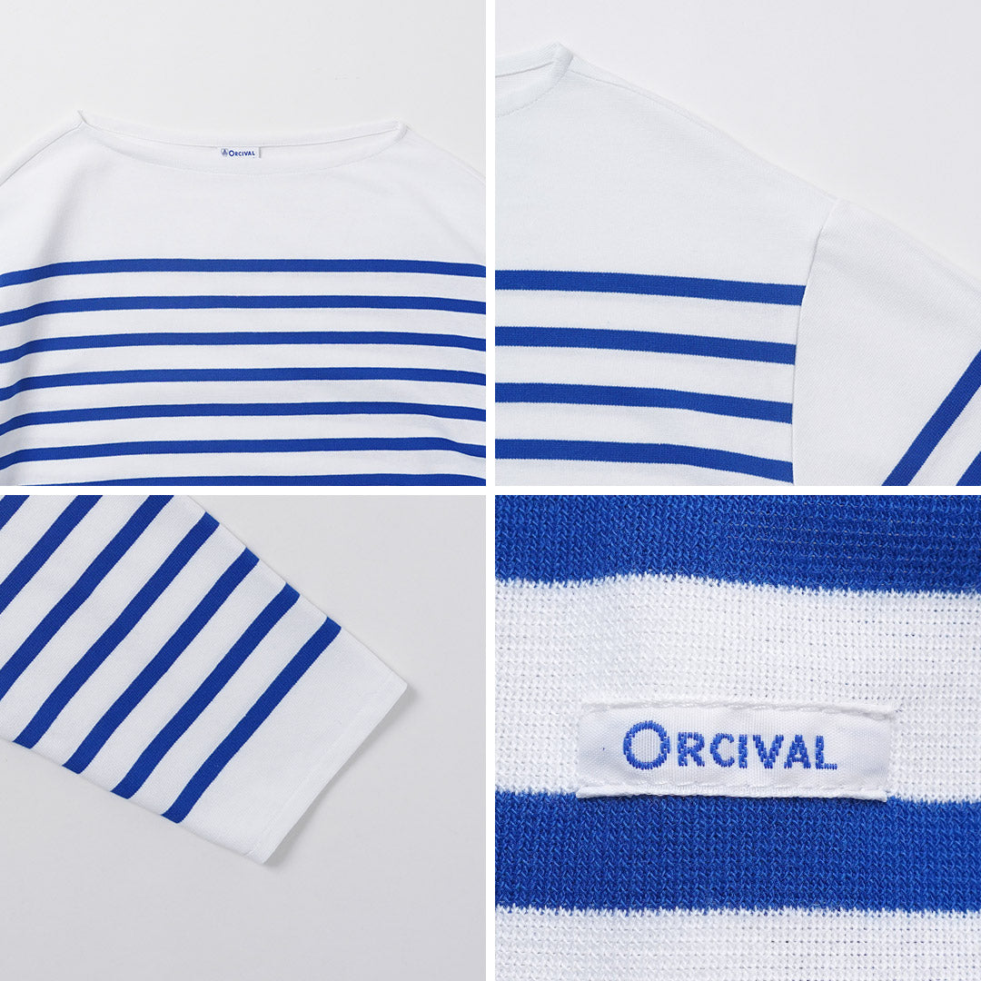 ORCIVAL / Jersey ancho de manga larga con cuello barco