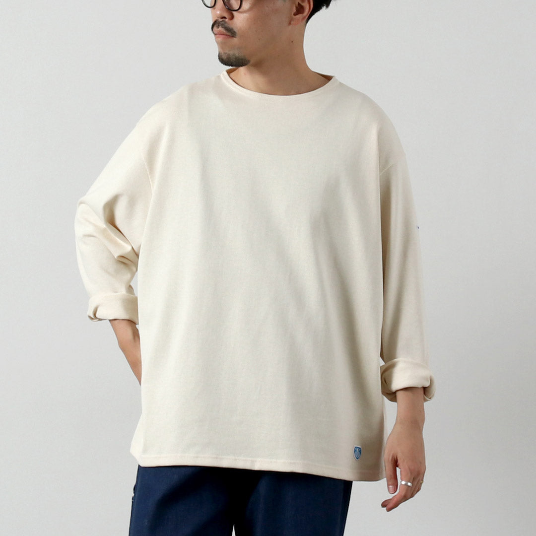 ORCIVAL / Solid Crew Neck Long Sleeve Pullover