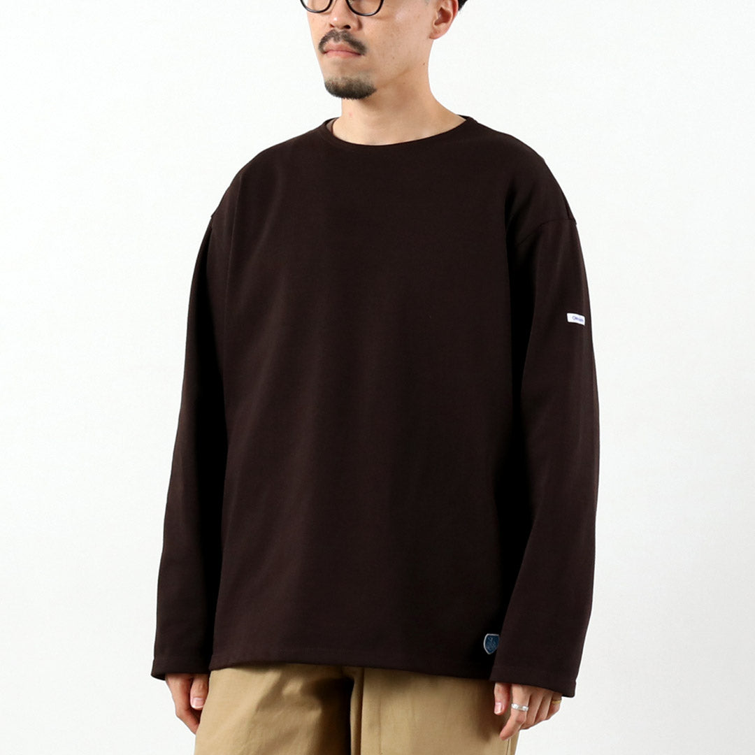 ORCIVAL / Solid Crew Neck Long Sleeve Pullover