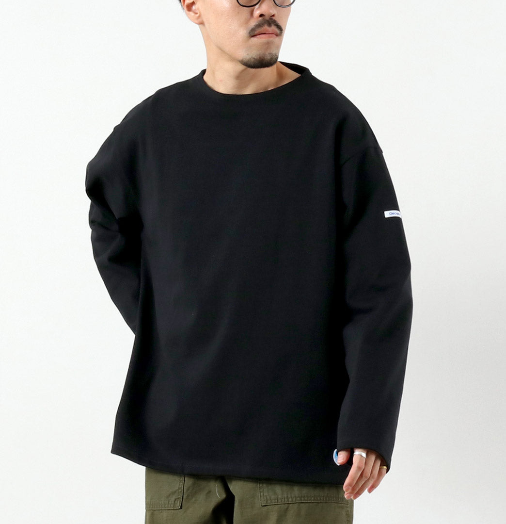 ORCIVAL / Solid Crew Neck Long Sleeve Pullover