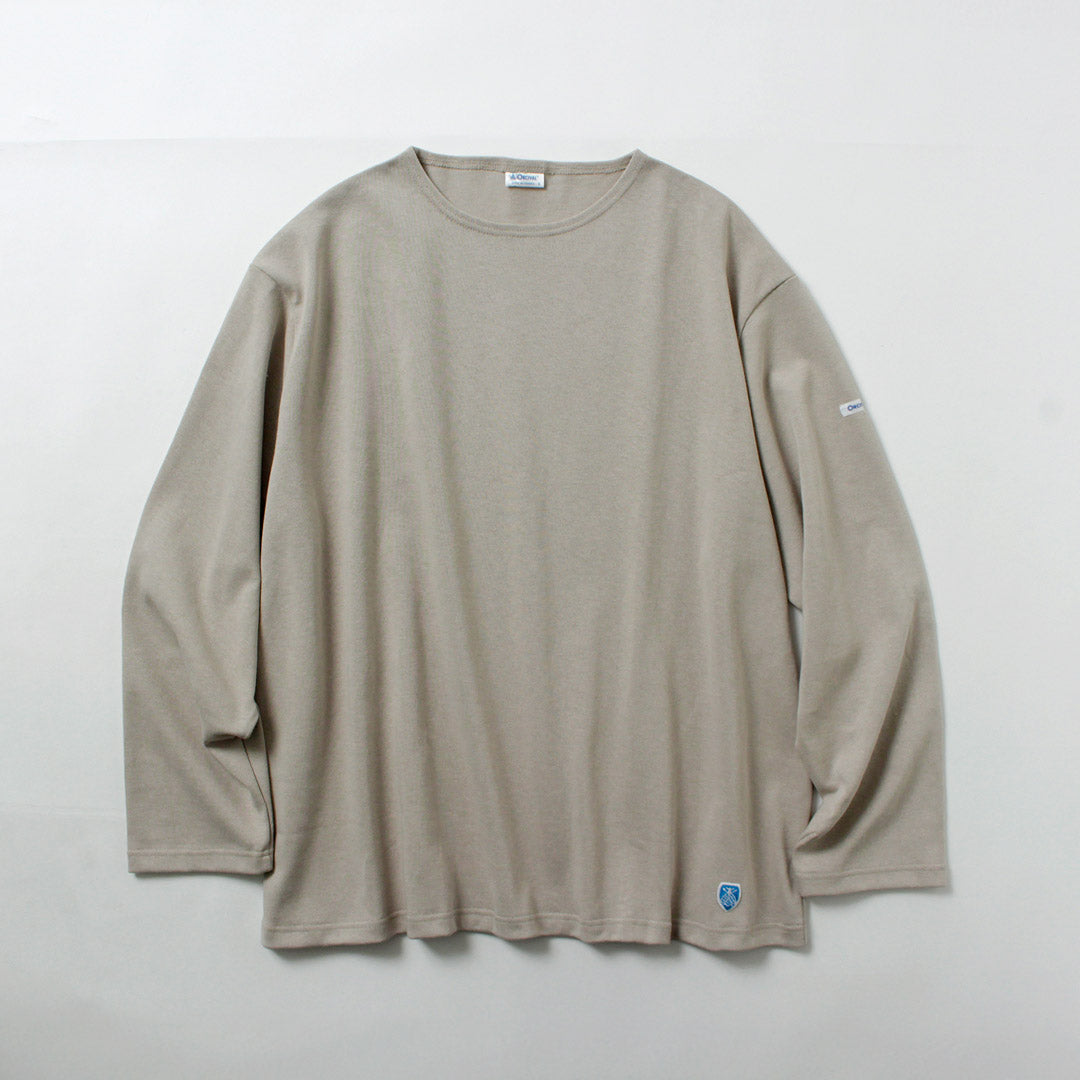 ORCIVAL / Solid Crew Neck Long Sleeve Pullover