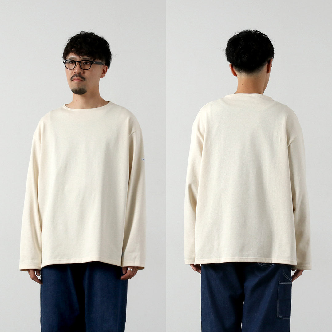 ORCIVAL / Solid Crew Neck Long Sleeve Pullover