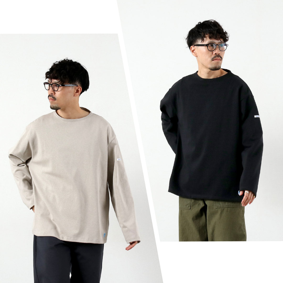ORCIVAL / Solid Crew Neck Long Sleeve Pullover
