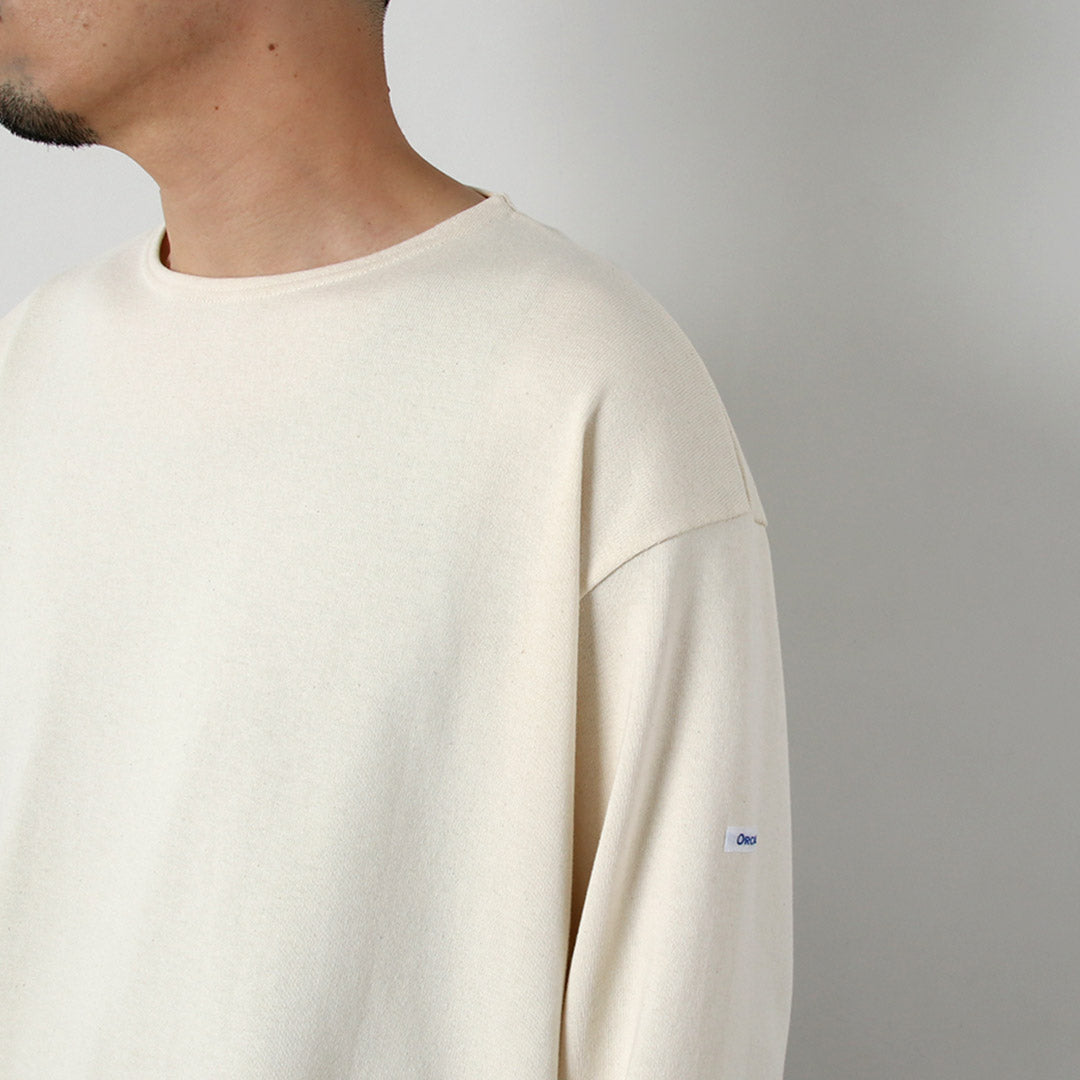 ORCIVAL / Solid Crew Neck Long Sleeve Pullover