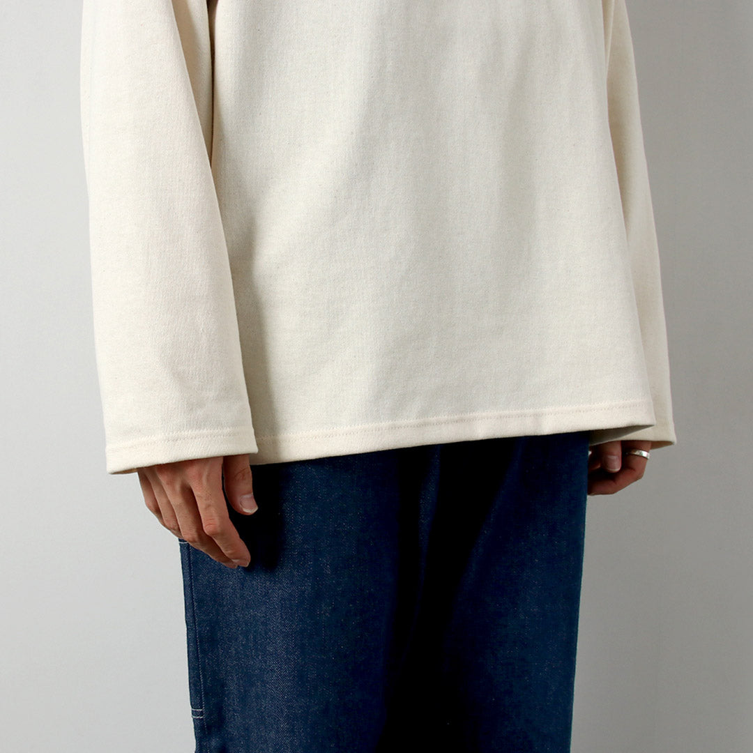 ORCIVAL / Solid Crew Neck Long Sleeve Pullover