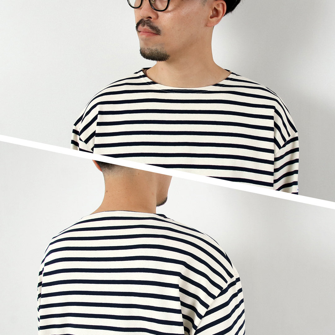ORCIVAL / Striped Crew Neck Long Sleeve Pullover