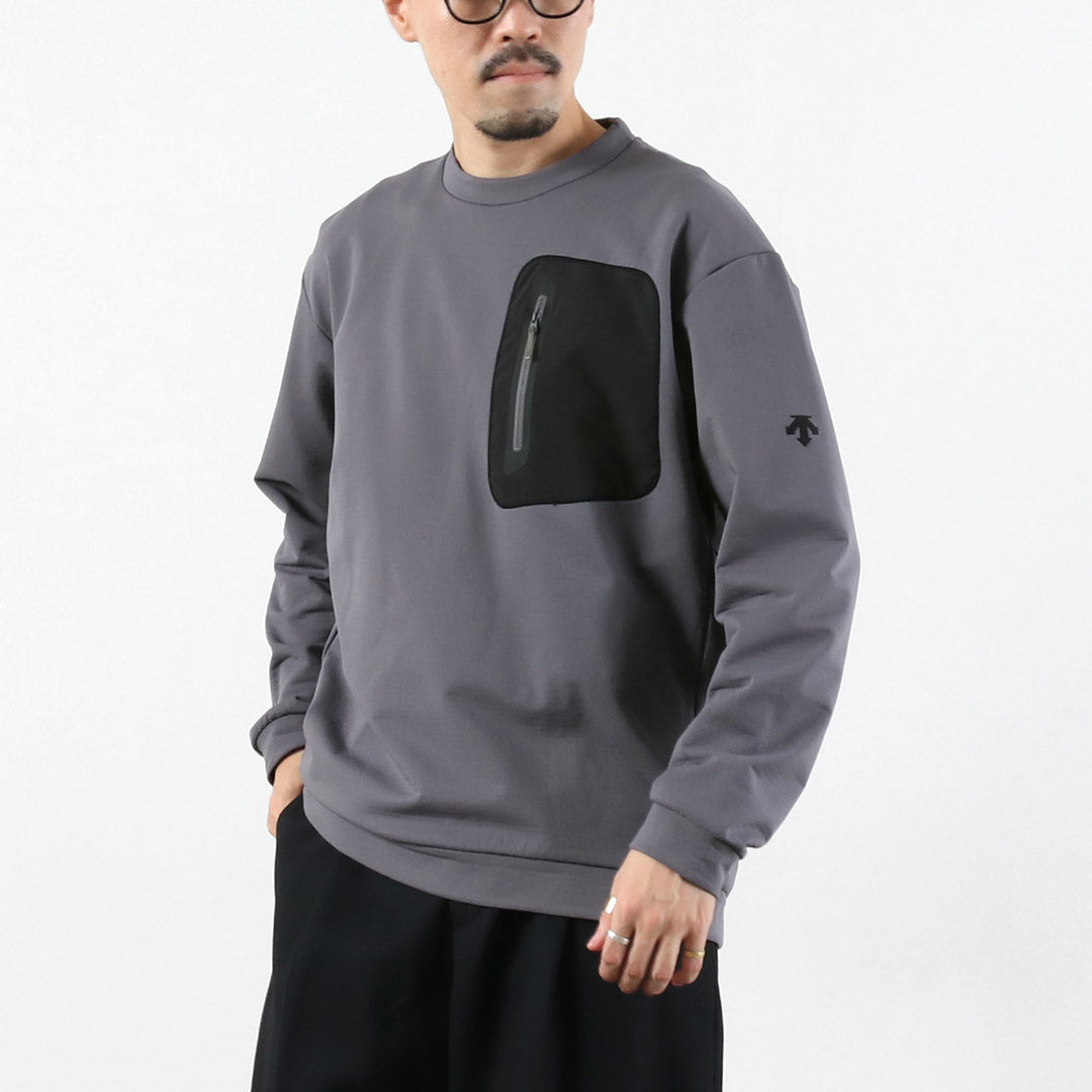 DESCENTE ALLTERRAIN81 / Air Grid Crew Neck Sweatshirt