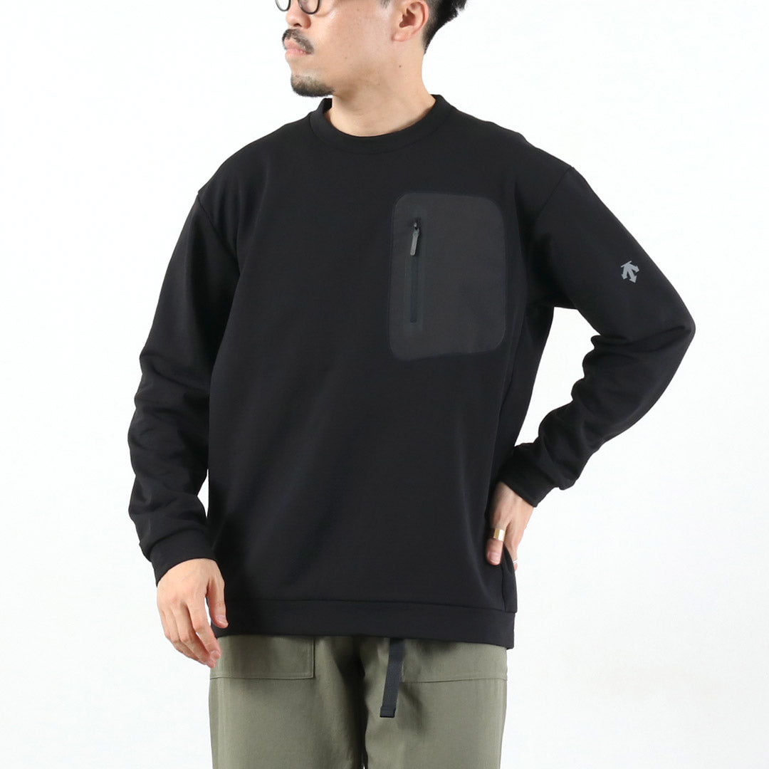 DESCENTE ALLTERRAIN81 / Air Grid Crew Neck Sweatshirt