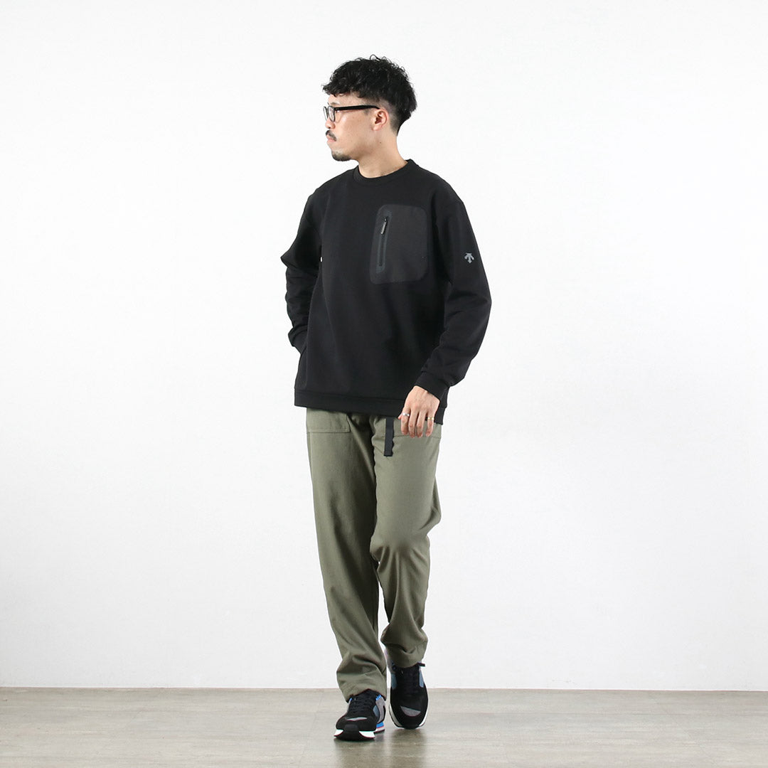 DESCENTE ALLTERRAIN81 / Air Grid Crew Neck Sweatshirt