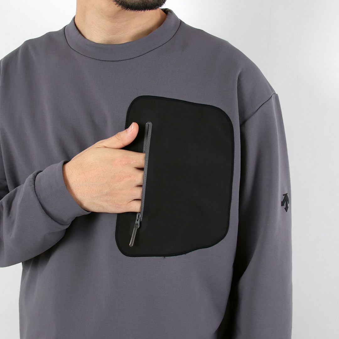 DESCENTE ALLTERRAIN81 / Air Grid Crew Neck Sweatshirt