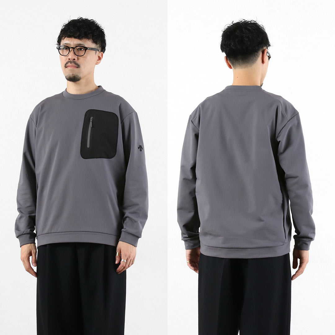 DESCENTE ALLTERRAIN81 / Air Grid Crew Neck Sweatshirt