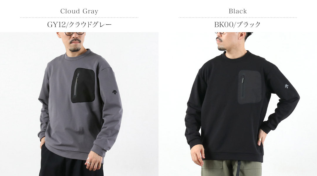 DESCENTE ALLTERRAIN81 / Air Grid Crew Neck Sweatshirt