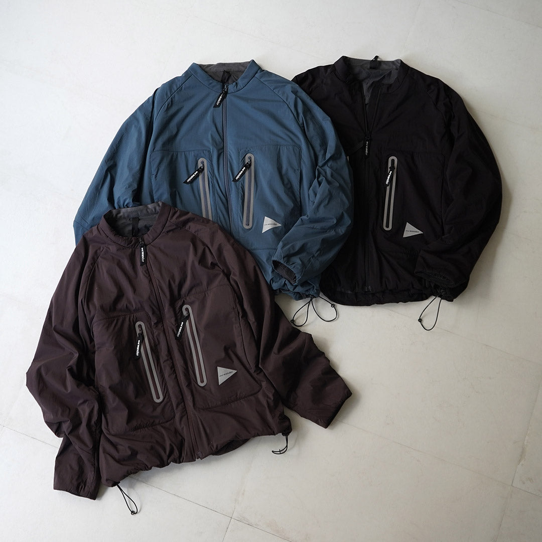 AND WANDER / Alpha AIR Collarless Jacket