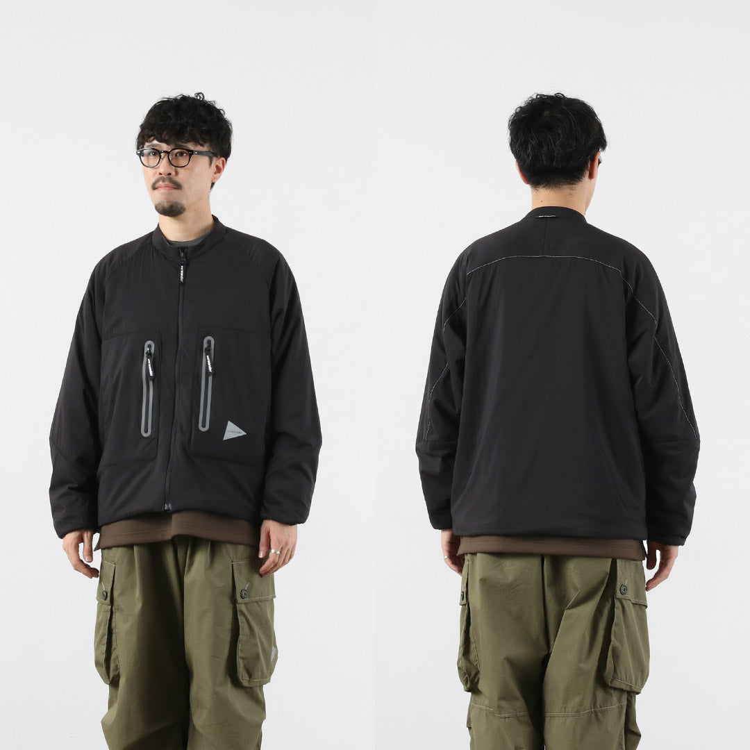 AND WANDER / Alpha AIR Collarless Jacket