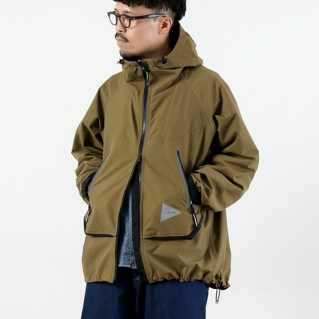 AND WANDER / Loose Fitting Rain Jacket
