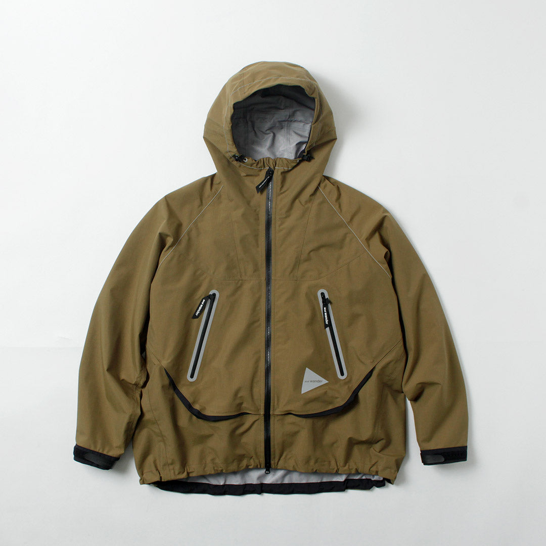 AND WANDER / Loose Fitting Rain Jacket