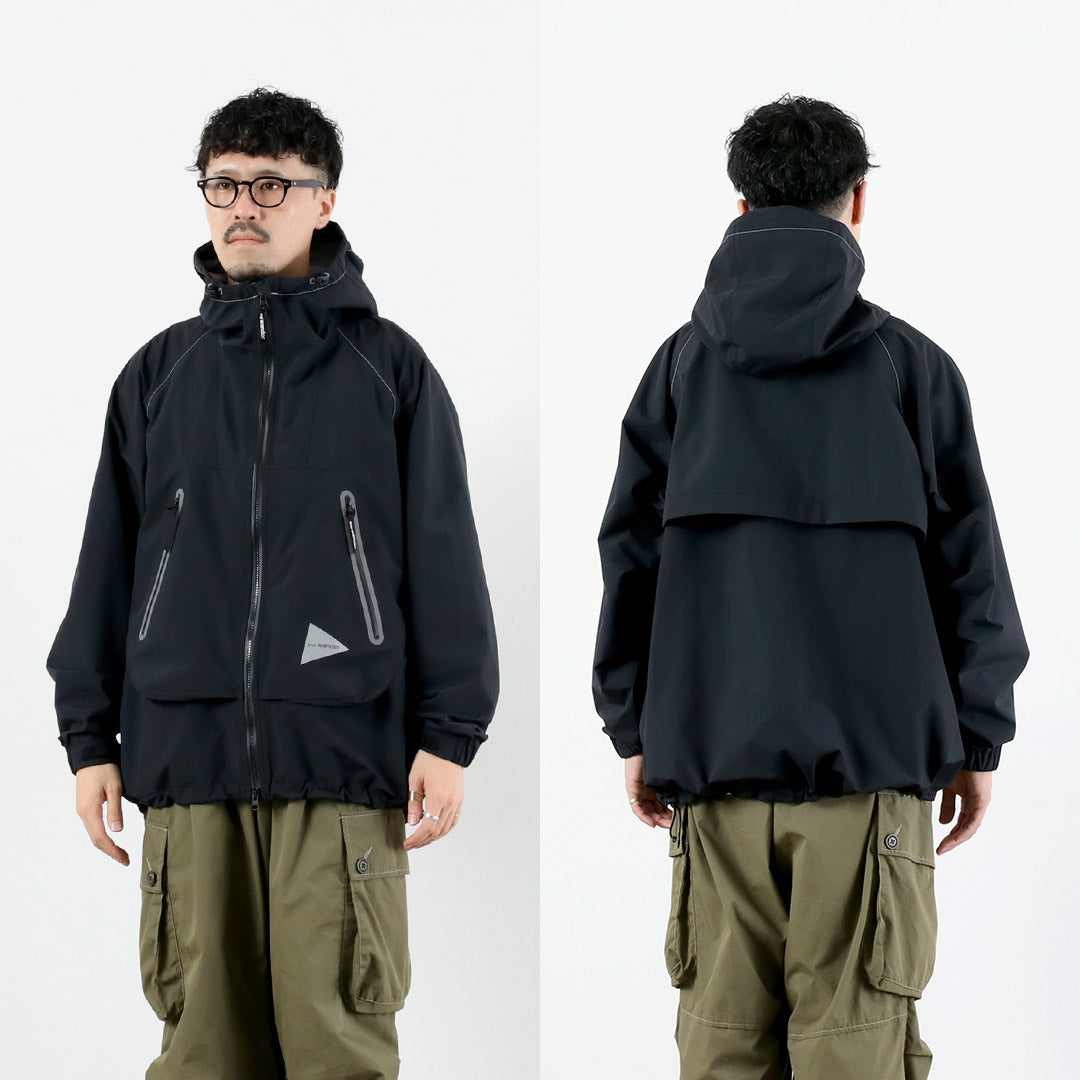 AND WANDER / Loose Fitting Rain Jacket