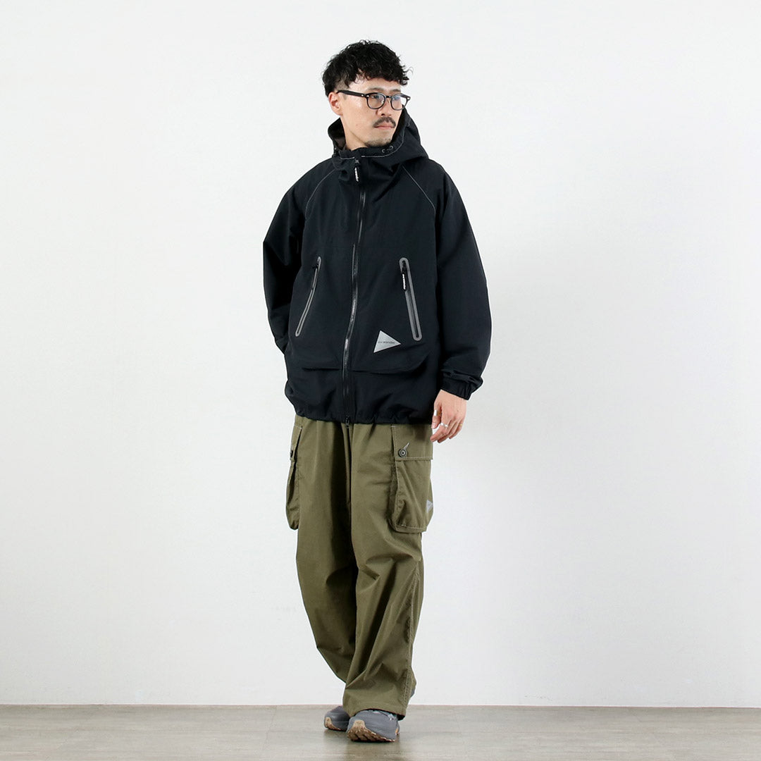 AND WANDER / Loose Fitting Rain Jacket
