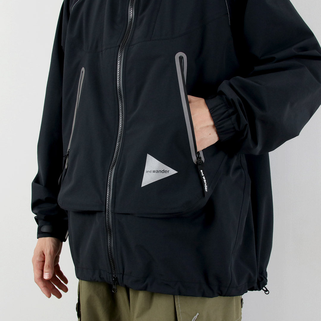AND WANDER / Loose Fitting Rain Jacket