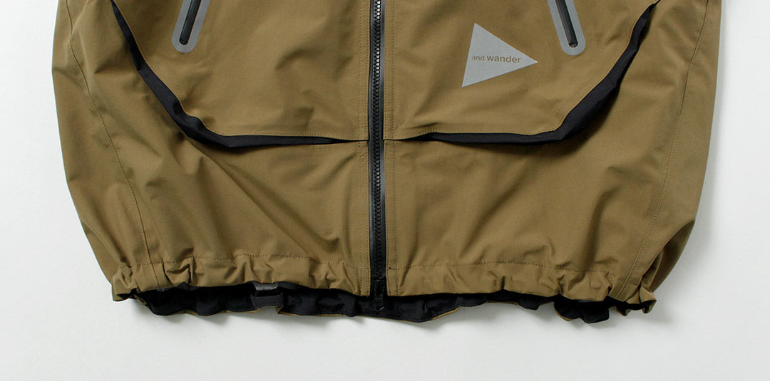 AND WANDER / Loose Fitting Rain Jacket