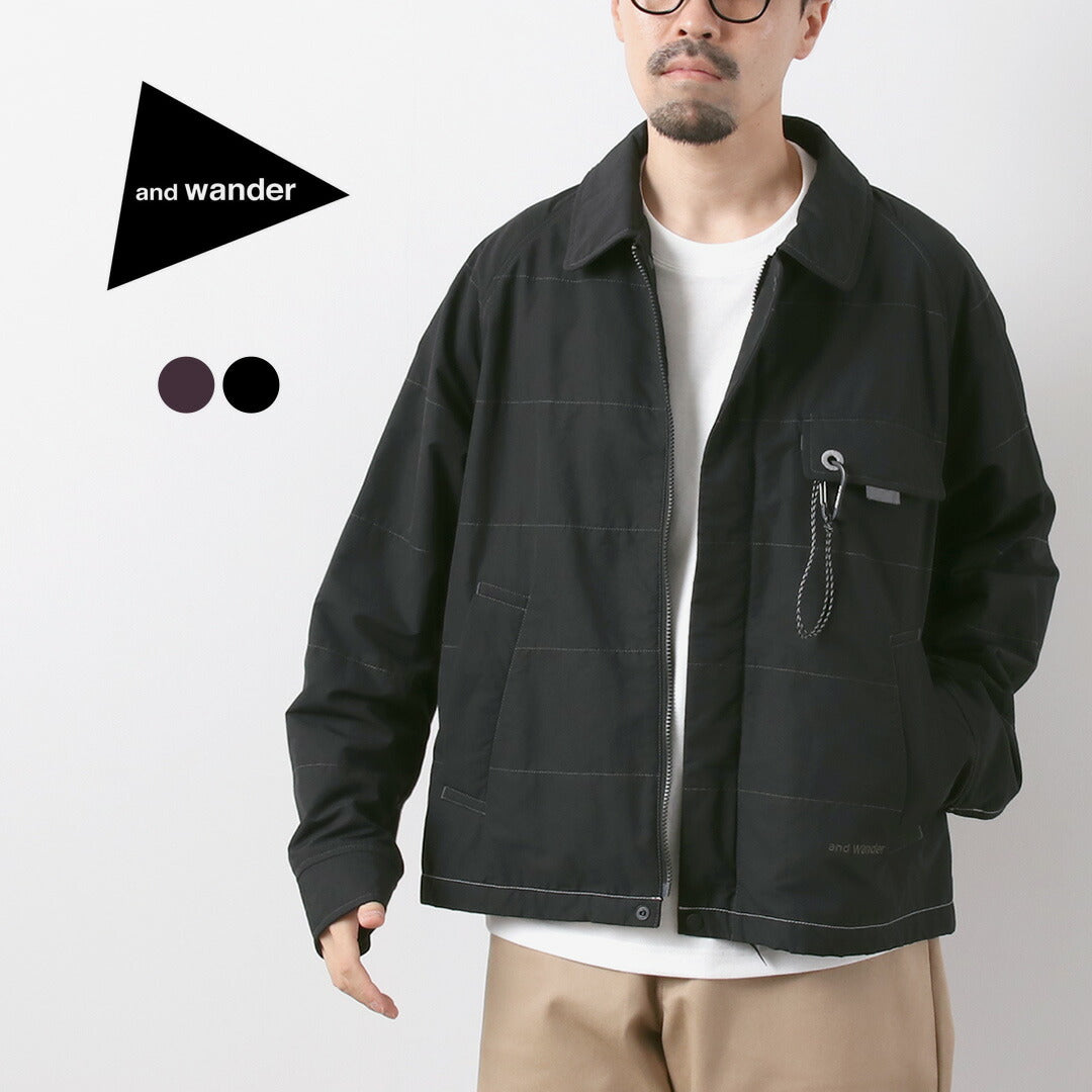 AND WANDER / Cotton Nylon Octa Swing Top Jacket