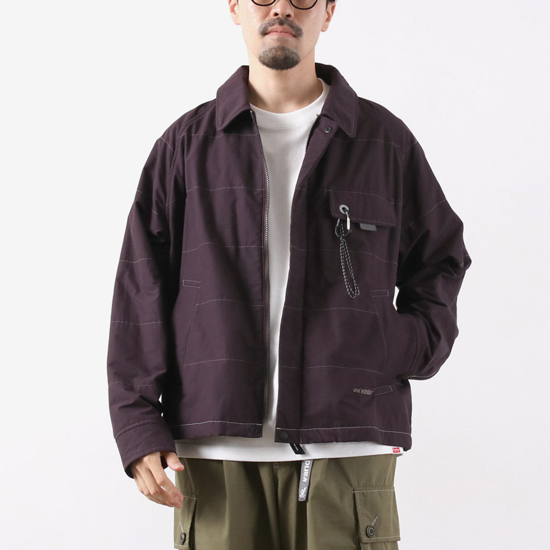AND WANDER / Cotton Nylon Octa Swing Top Jacket